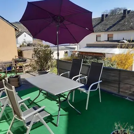 Apartamento Philippi - Moselblick Mit Grosser Dachterrasse, 75 Qm, Hunde Willkommen Mehring (Rhineland-Palatinate)